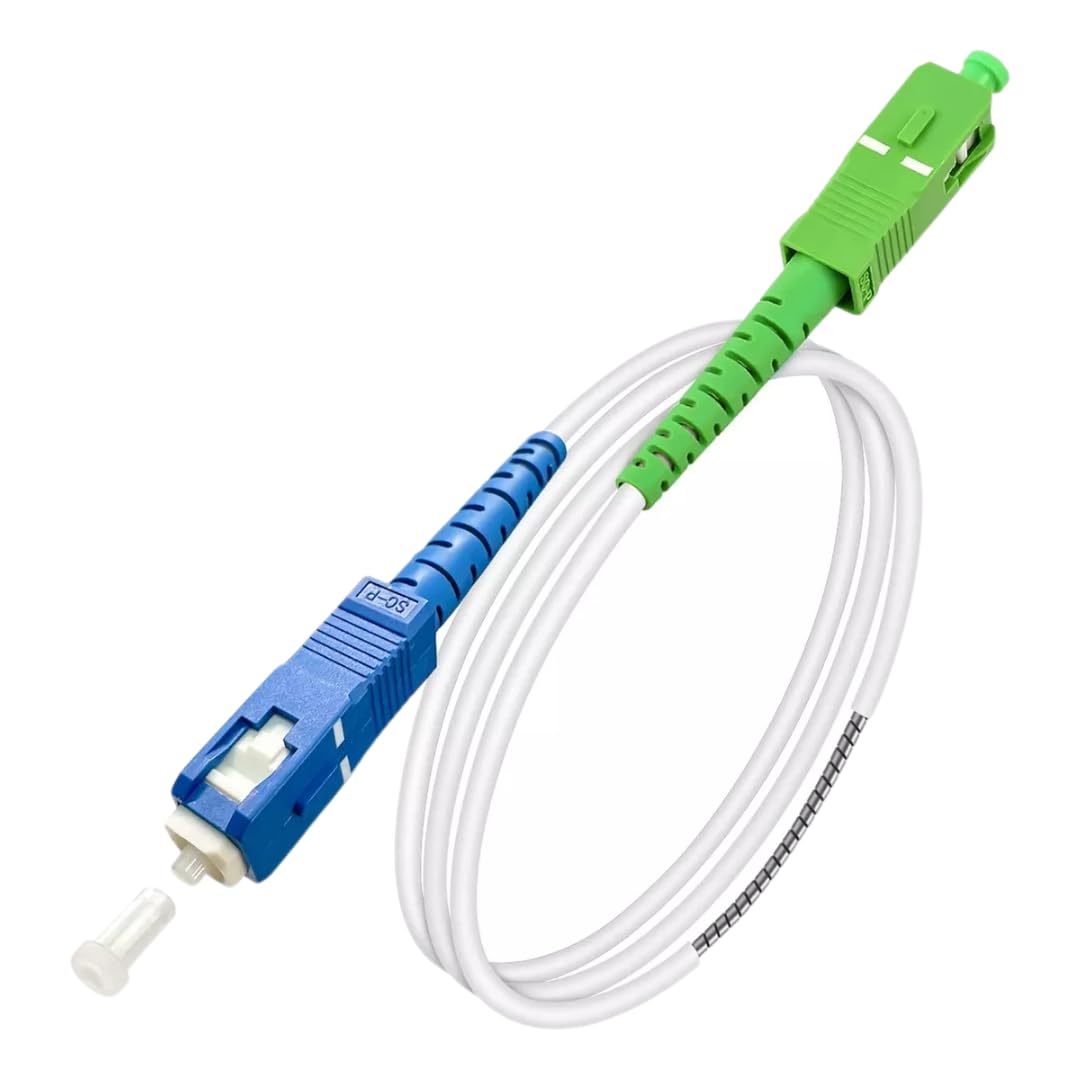 Hama Câble Fibre Optique 6m SC/APC Vers SC/UPC - Compatible Freebox, 10 Gbit/s, Garantie 10 Ans