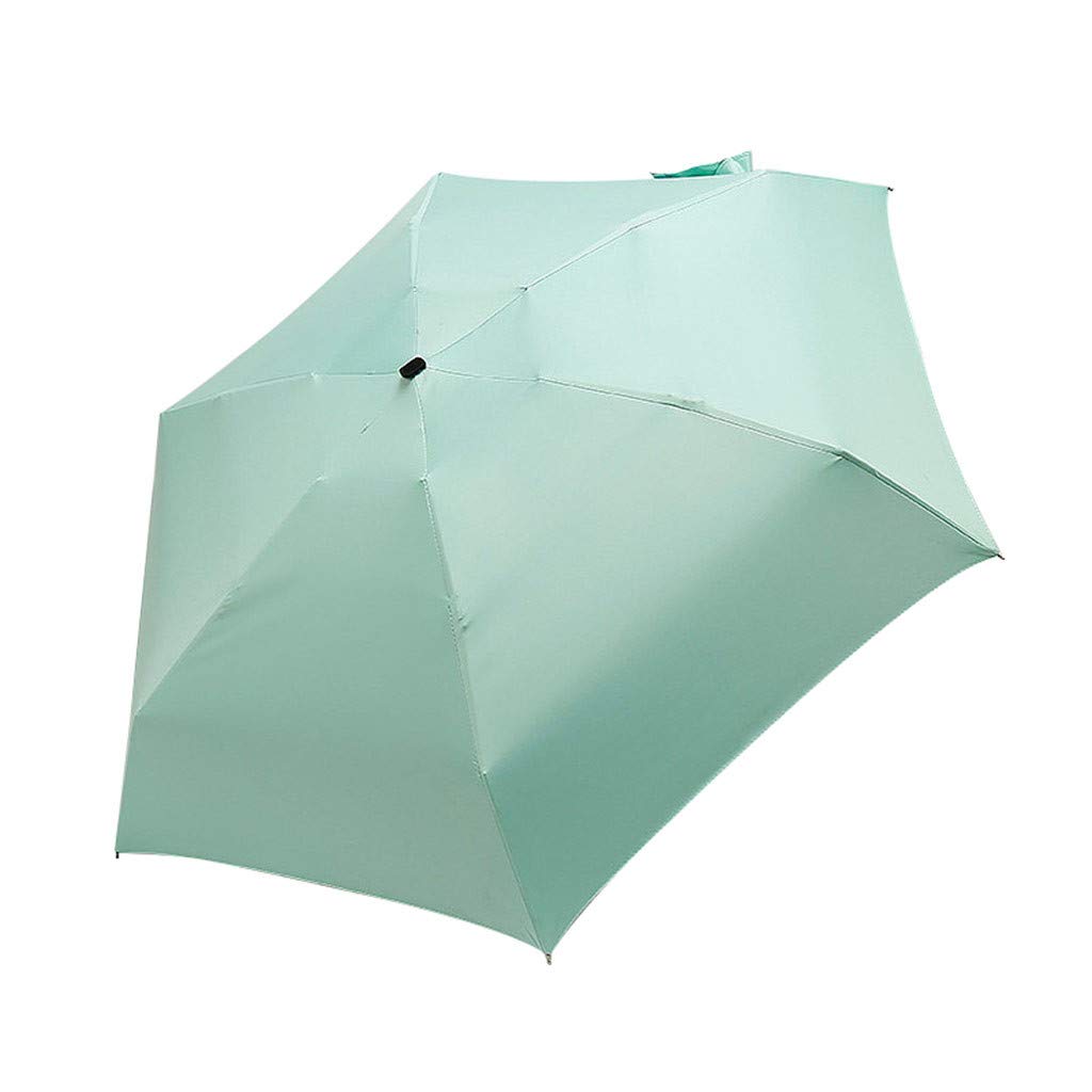 Mini Umbrella for Purse, Windproof Folding UV Sun Protection Portable Mini Travel Umbrella for Women Men Kids