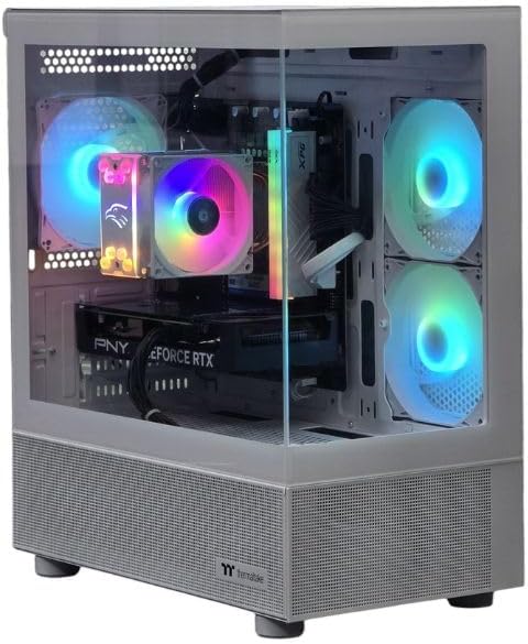 Gaming PC, Core i7 12th Gen, NVIDIA RTX 4060 8GB, 16GB RAM, 1TB NVMe SSD, RGB Air Cooler, H610M Motherboard, LGA1700,Sno White Case