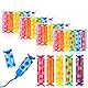 24 Stück Mini Textmarker, Süße Bonbon Textliner Stifte für Kinder Schüler - 6 Farben, lustige Schreibwaren Highlighter Schule Mitgebsel-Füllungen (Fruchtstil)