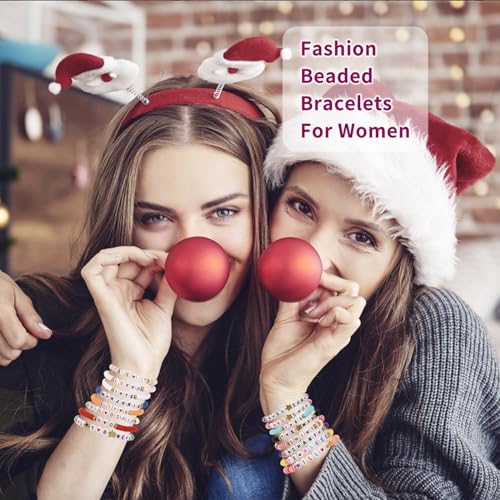 Clay Bead Friendship Bracelets Bulk for Women2