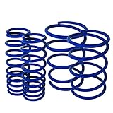 Compatible/Replacement For 2011-2015 Scion tC Suspension Lowering Spring Blue (Front -1.5' / Rear...