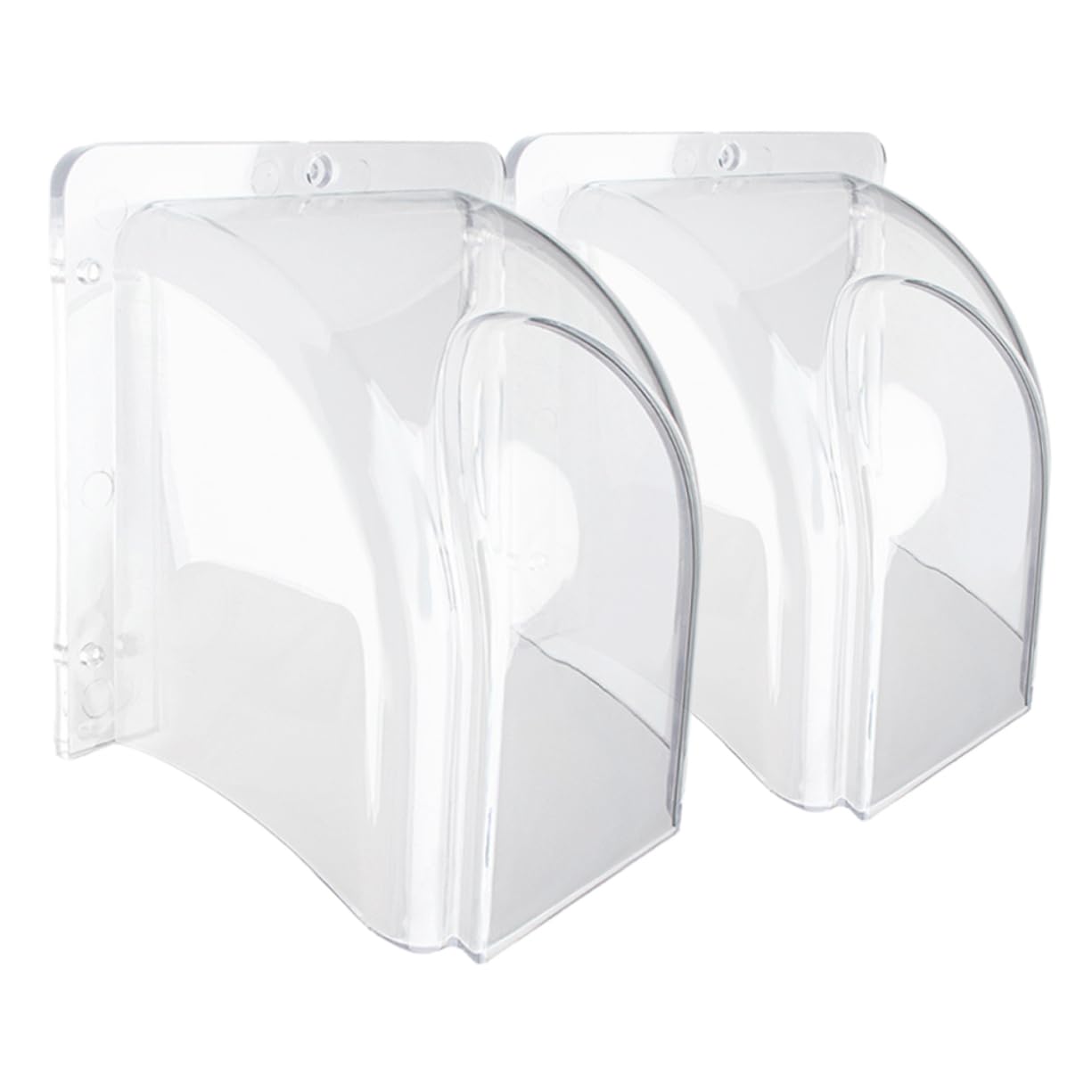 Protector de lluvia para timbre exterior Uonlytech: carcasa impermeable de 2 piezas