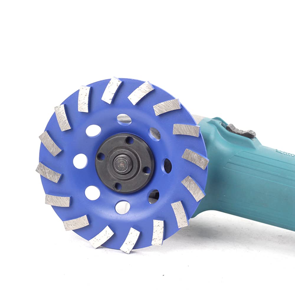Diamond Grinding Wheel 5Inch 16T Disc Carving Bowl Shape Grinding Cup for Concrete Granite Stone Ceramic Polishing