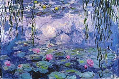 Claude Monet Nympheas Water Lillies Impressionist Cool Wall Art Print Poster 18x12