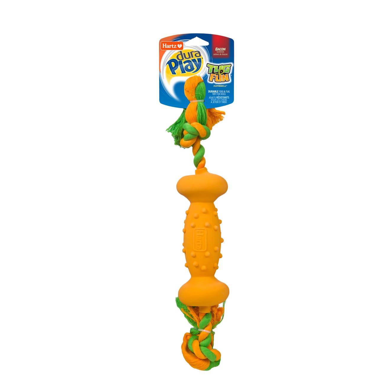 DuraPlay Tug Of Fun Dumbbell Dog Toy