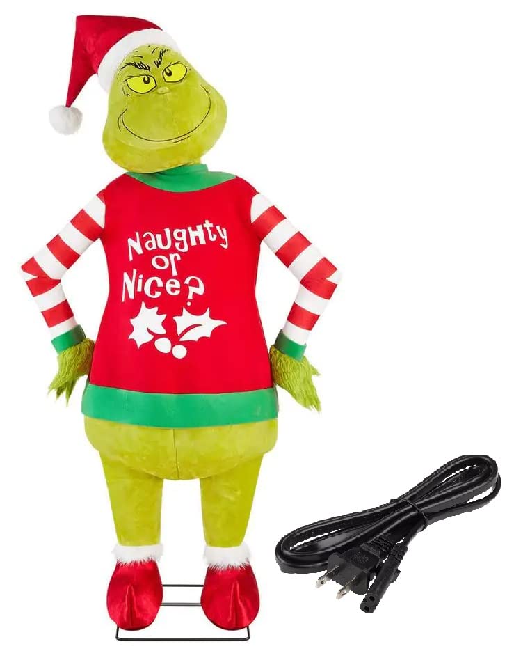Life Size 6' Animated Dancing Green Character Christmas Holiday Animatronic for Indoor Decoration Use - 6 Feet Tall