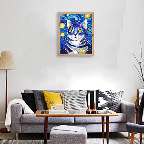 MOLERRI 40X50 CM Cadre en Bois DIY Cadres Photo Art Adapté à la DéCoration IntéRieure Peinture NuméRique Diamant Dessin Peintures – vue 2