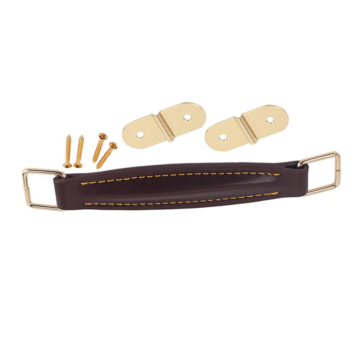 GAROZATION Guitar Amplifier Handle Replacement Vintage Pu Leather Guitar Speaker Strap Easy to Carry