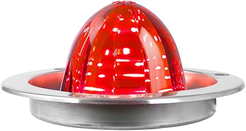 Miniatura 26 de GG Grand General 81918 Green/Clear Classic Watermelon 18 LED Light with Stainless Steel Flange Mount Bezel