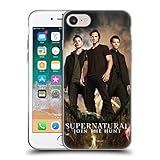 Head Case Designs Officially Licensed Supernatural Sam, Dean & Castiel 2 Key Art Gel Case [Military Grade Protection] Compatible with Apple iPhone 7/8 / SE 2020 & 2022 and Compatible with MagSafe