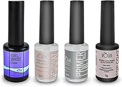 Kit Blindagem Vòlia Gel Base + Primer + Desidrat + Top Coat