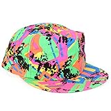 Vintage Fresh Prince Snapback Hat 80s 90s Baseball Cap Party Neon