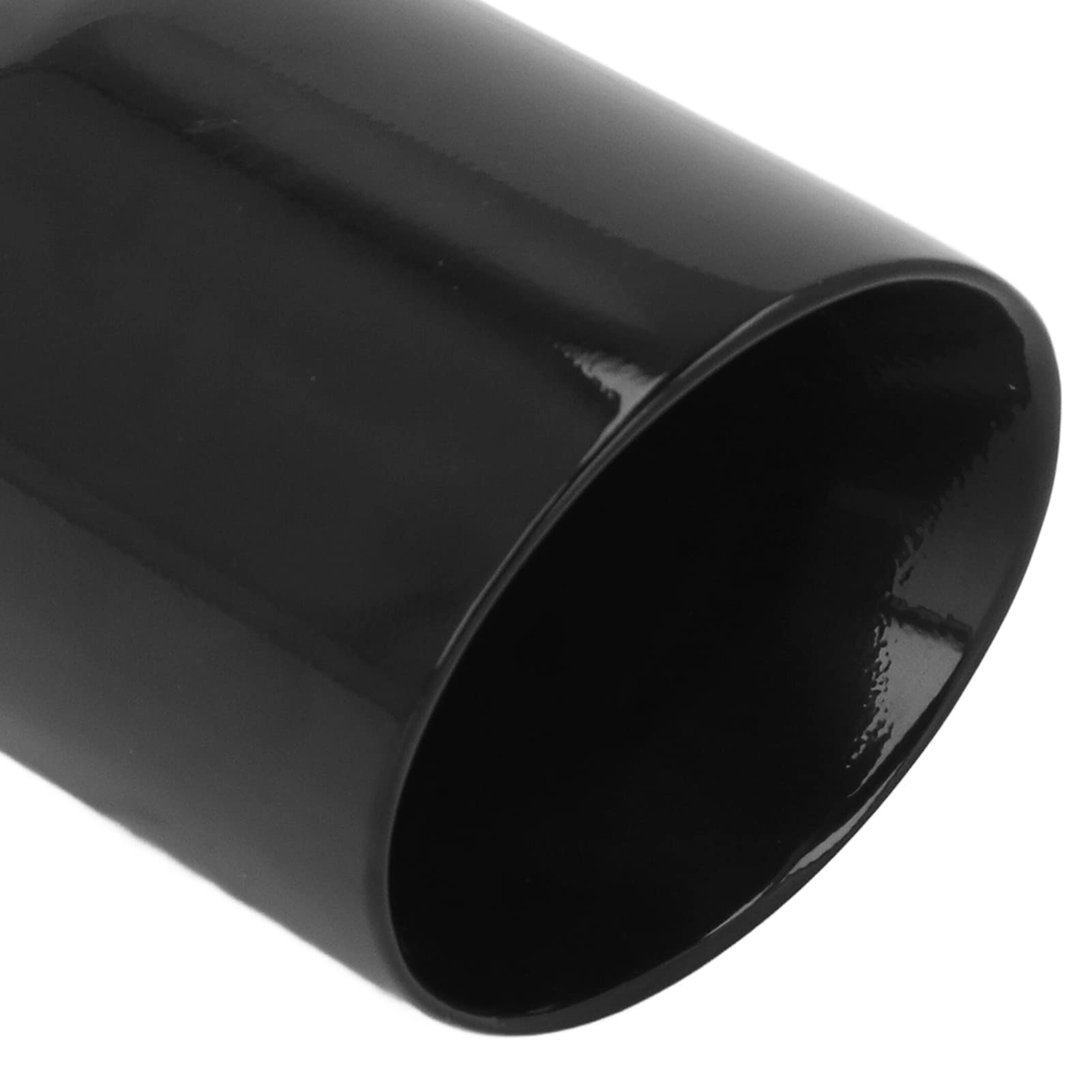 Terminale Di Scarico Auto Acciaio Inox 60x89mm - Punta Universale Lucida A Specchio, Argento - Foto 3