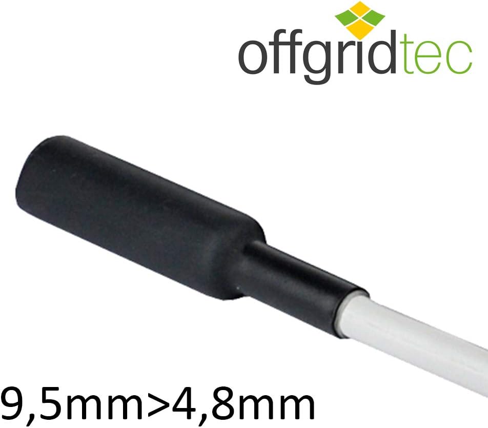 Offgridtec Heat Shrink Tube 5 m 9.5 mm > 4.8 mm Black Dispenser Box Workshop Car, 9,5mm > 4,8mm - Image 3
