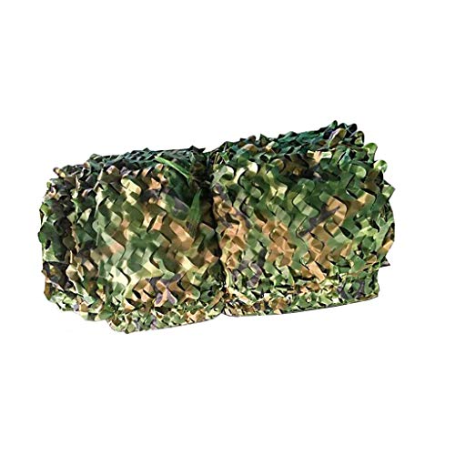 ZHJBD Camouflage Army Woodland Oxford Fabric Hunting Camping Net Sunscreen Nets Army Mesh Net Hunting Blind Lightweight Durable (Size : 8x10m)