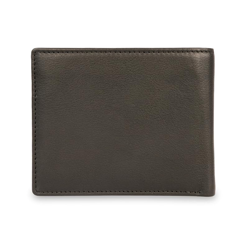 Image of UNITED COLORS OF BENETTON Men RFID Protected Bonaire Passcase Wallet - Black, No. of Card Slot: 12 | Tape Inlayed Passcase Wallet with Side Closure | Leather