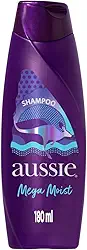 Aussie Mega Moist Óleo de Jojoba e Alga Marinha Australiana Shampoo 180 ml