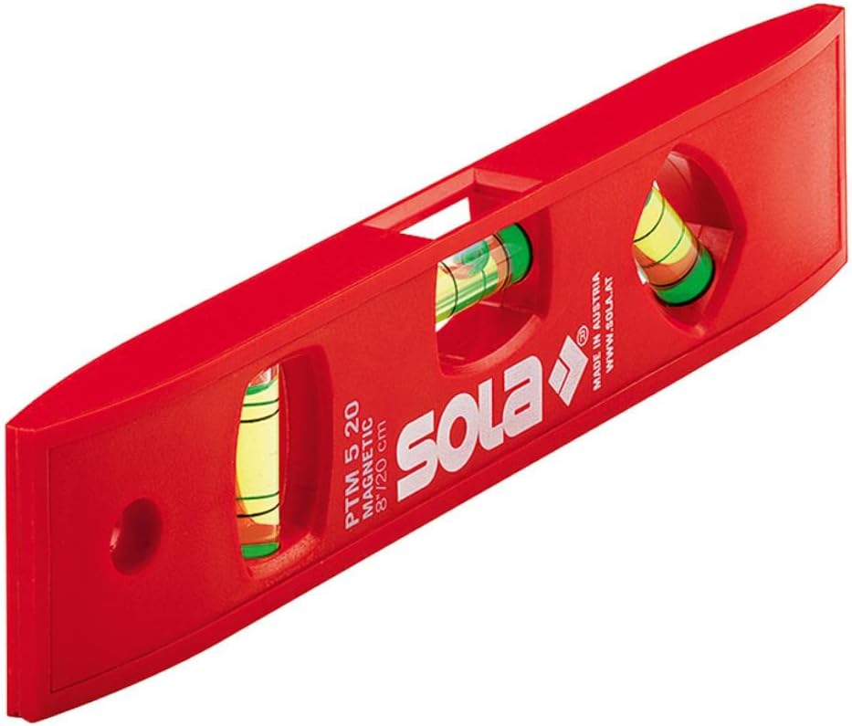 Torpedo Spirit Level PTM 5 with Magnetic Strip