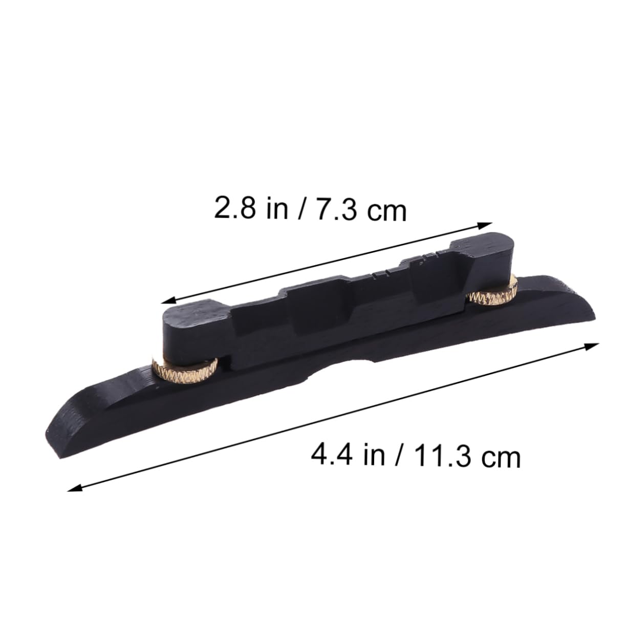 LIFKOME Adjustable Mandolin Bridge Compensated Ebony for Arched Top Mandolin Height Adjustable Musical Accessory Random for Custom Look