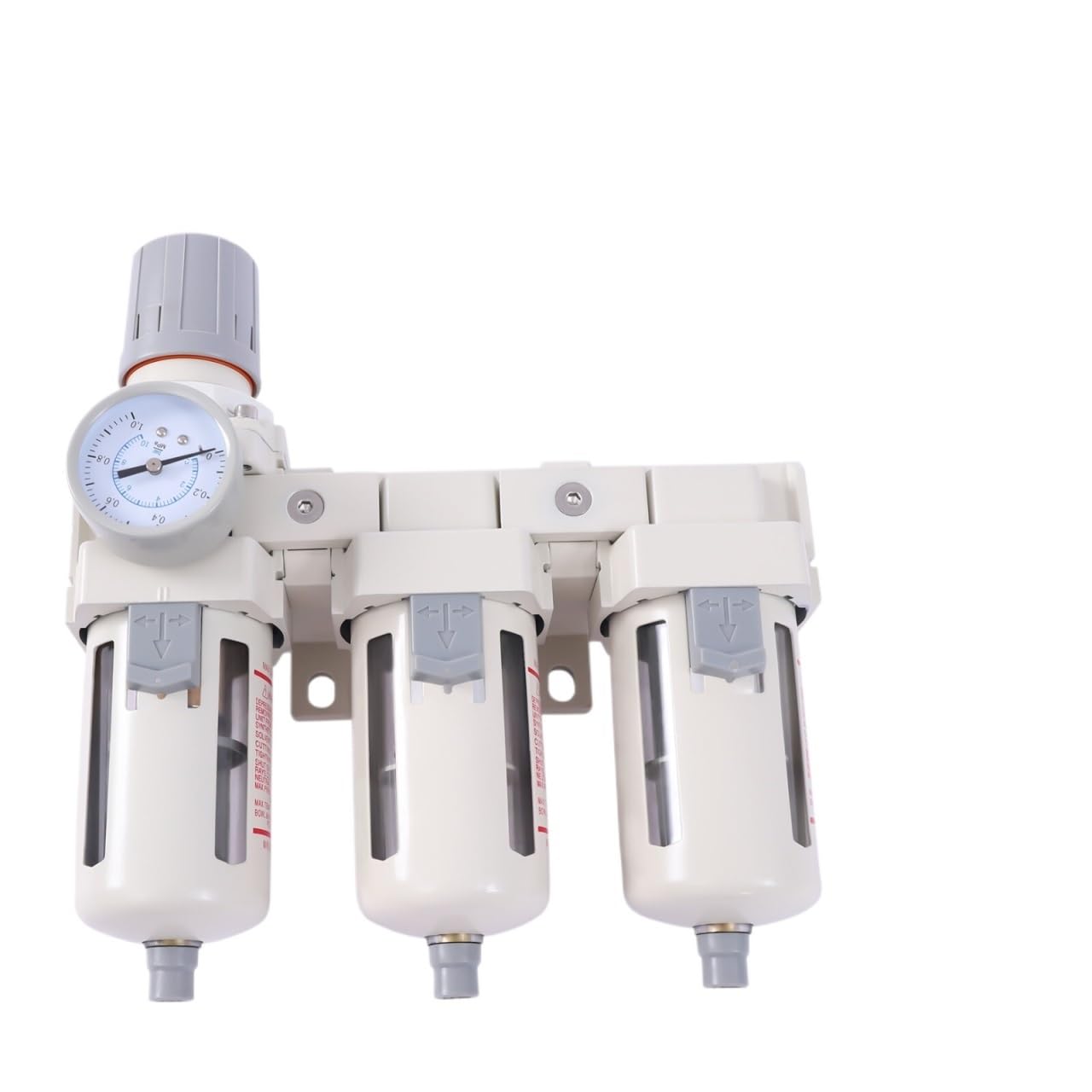 Regulador de presión de aire de 1/2" NPT – Filtro secador de aire comprimido y separador de agua for suministro de aire limpio y seco