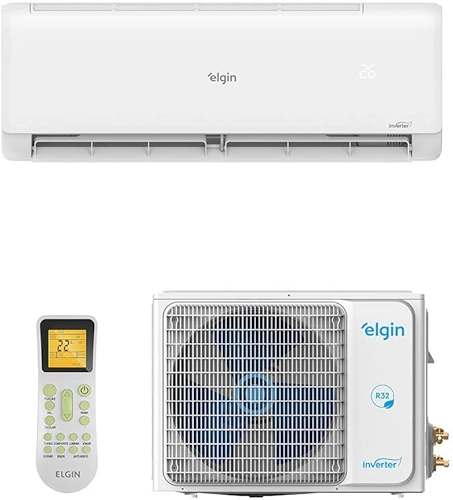 Ar Condicionado Split Hi Wall Eco II Inverter Connect Elgin 18.000 Btus Quente e Frio 220v R-32