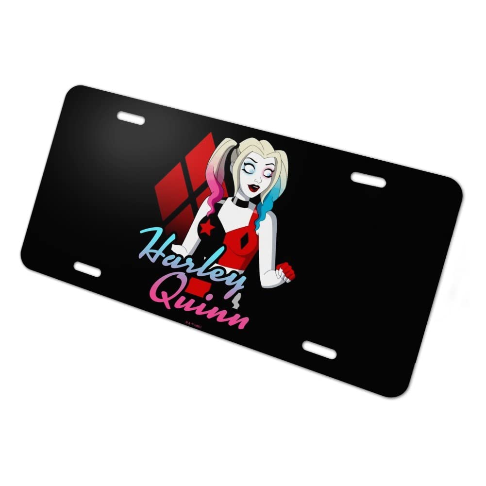 Harley Quinn Animated Series Harley Diamonds Novelty Metal Vanity Tag License Plate