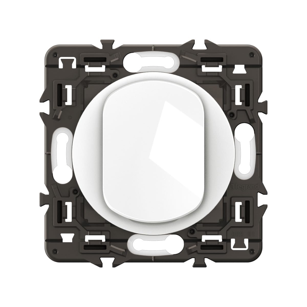 LEGRAND - Céliane Single or Two-Way Switch Large Button - 10A - Lighting Control - Ready to Install - White
