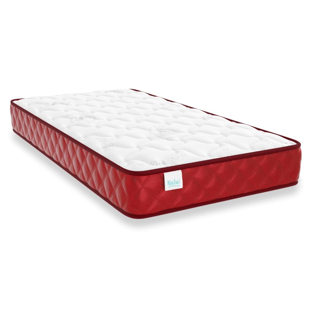 Nalui - Colchón Cuna 120 x 60 cm Baby Dreams Núcleo HR Adapt Foam, Lateral 3D Transpirable y Tejido Aloe Vera Hipoalergénico | Reversible | Certificado Oeko-Tex® | Hecho en España. Altura ±11cm, Gris — view 9