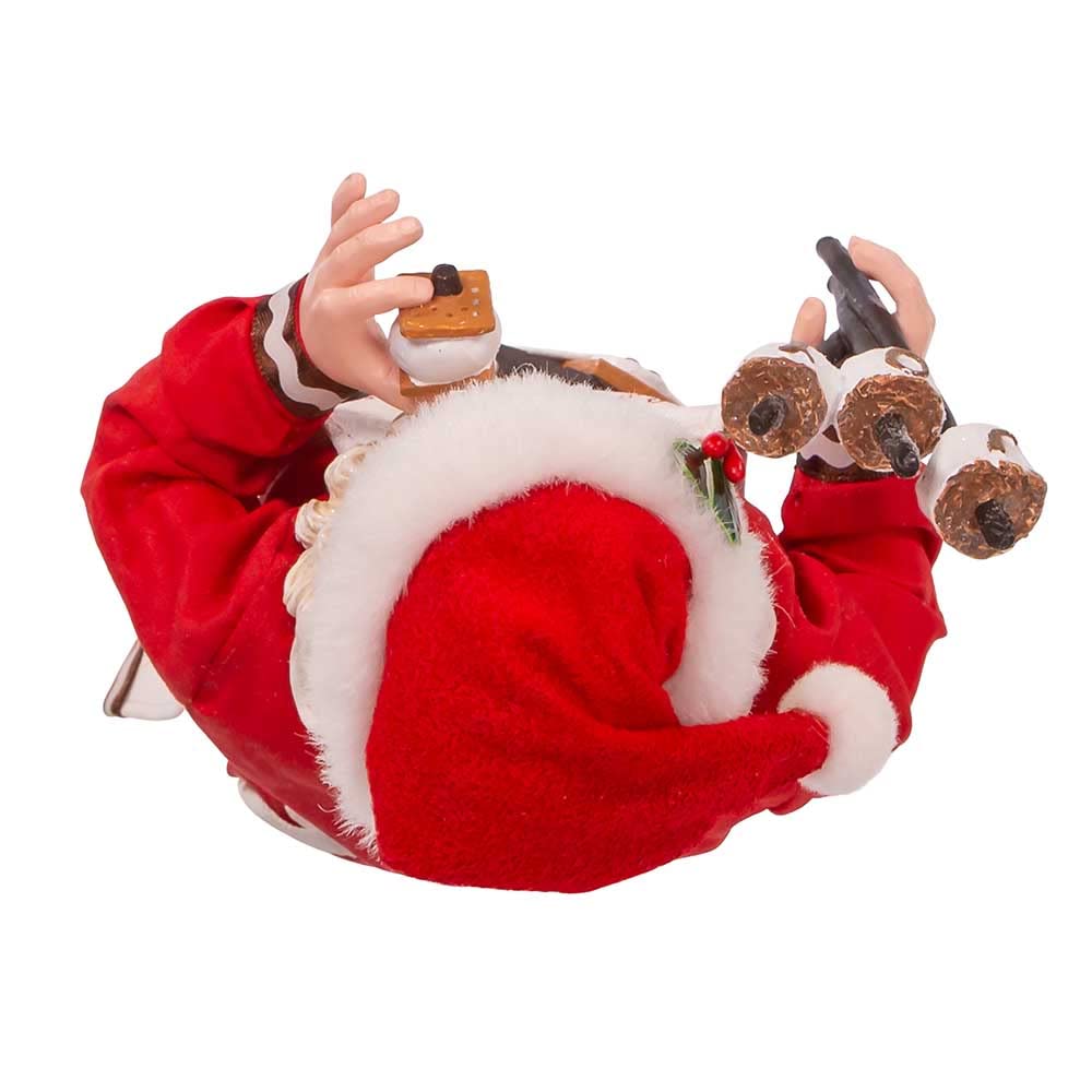 Kurt Adler Père Noël en Tissu S'mores 26,7 cm