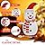 26 Inch Lighted Snowman Christmas Decoration, Pre-lit Pop Up Snowman with 45 LED Lights for Holiday Xmas Winter Indoor/Outdoor Decor, Battery Operated