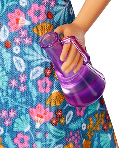 Barbie GJC23 - Lehrerin-Puppe (blond) mit zehn Zubehörteilen für den Unterricht, mit eim drehbaren Globus und… – Bild 6