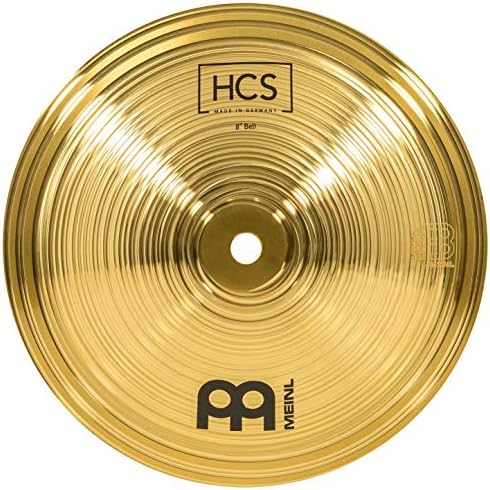 Meinl 8" Bell - HCS Traditional Finish Brass for Drum Set, Made In Germany, 2-YEAR WARRANTY (HCS8B)