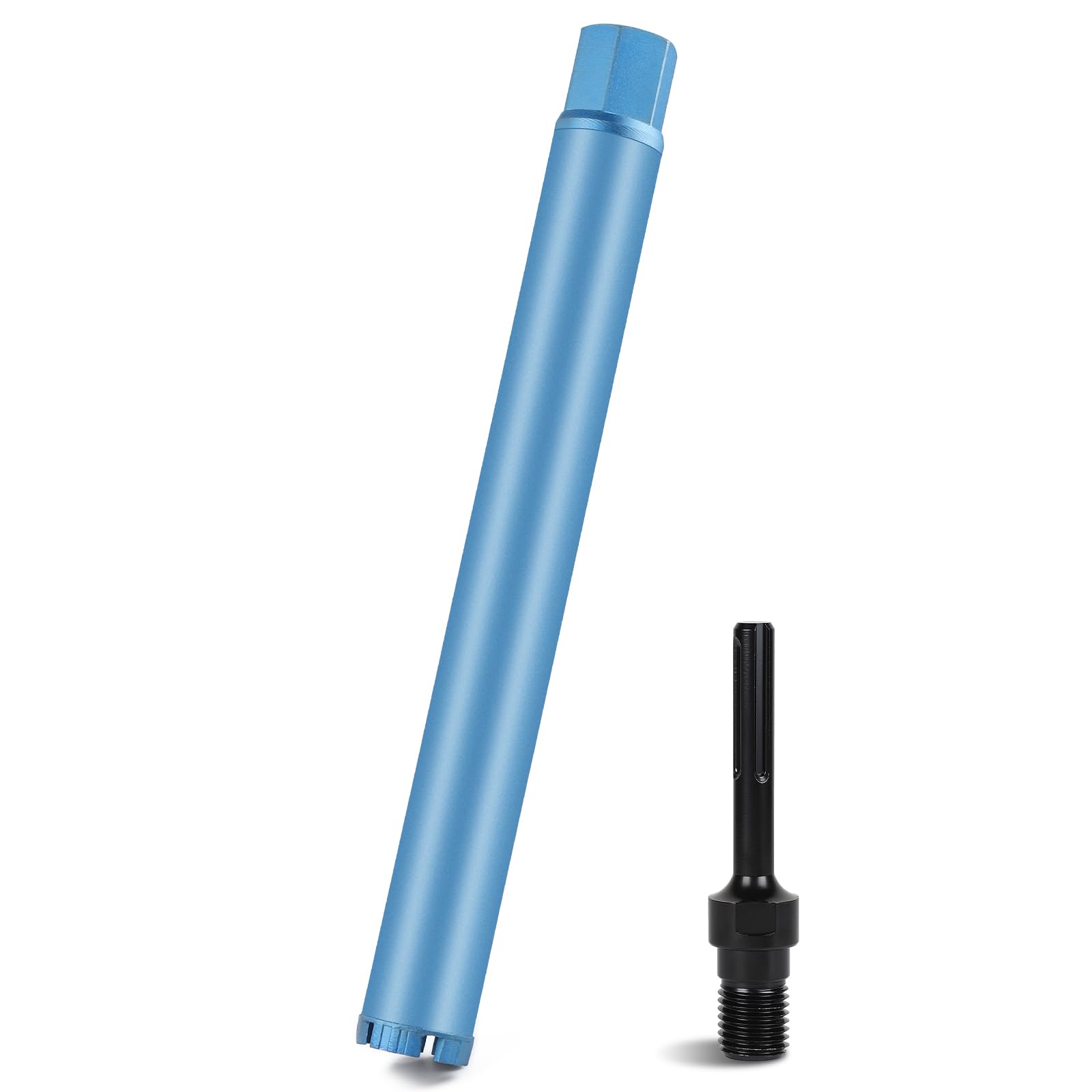 CPROSP Corona Diamantata Ø 52mm L 460mm, Adattatore SDS MAX 1 1/4" UNC, Carotatrice per Corature in Calcestruzzo, Cemento Armato, Muratura e Pietrara