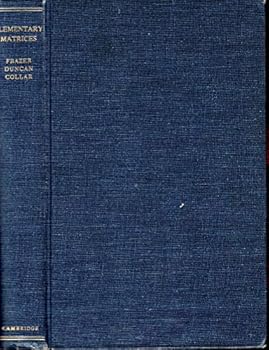 Hardcover Elementary matrices and some applications to dynamics and differential equations, Book