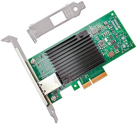 PCI-E PCI Express X4 10Gb Network Interface Card with Intel Chipset X550-T1 Ethernet Single RJ45 Port Server LAN Adapter NIC