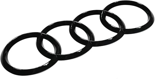 Miniatura 2 de Audi 8S0071801 Sign Rings Black Edition Emblema Blackline Logo Negro