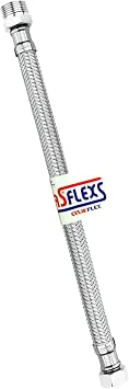 3/8 3/8 Nipelli B T N UZUNLUKLAR Paslanmaz  elik Flex Hortum Ba lant  Hortumu 30 cm
