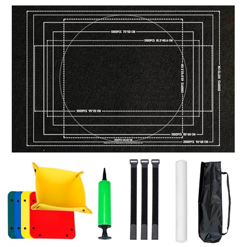Jomdjmskes Tapis de Puzzle Roll Up Mat - Feutre pour
