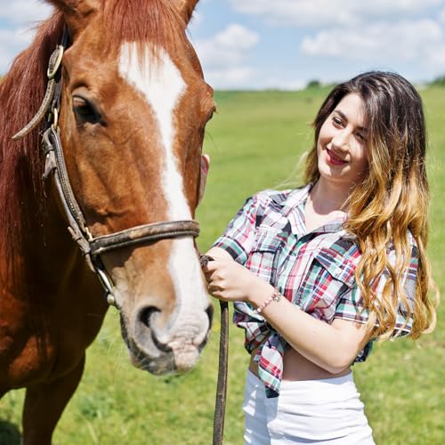 Image of TIESOME Horse Charm Bracelet, Horse Bracelets Birthday Gifts for Women Friends Who Loved Horses Birthday Christmas Gifts