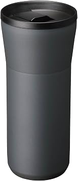 KYOCERA Ceramic-Coated Tumbler Insulated Mug with Lid for Pure Flavor