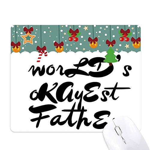 Tapis de souris en caoutchouc World's Okayest antidérapant et confortable