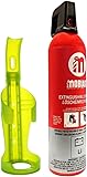 notlok Safety Work - Extincteur 750ml pour incendies électriques sans fluor + support mur...