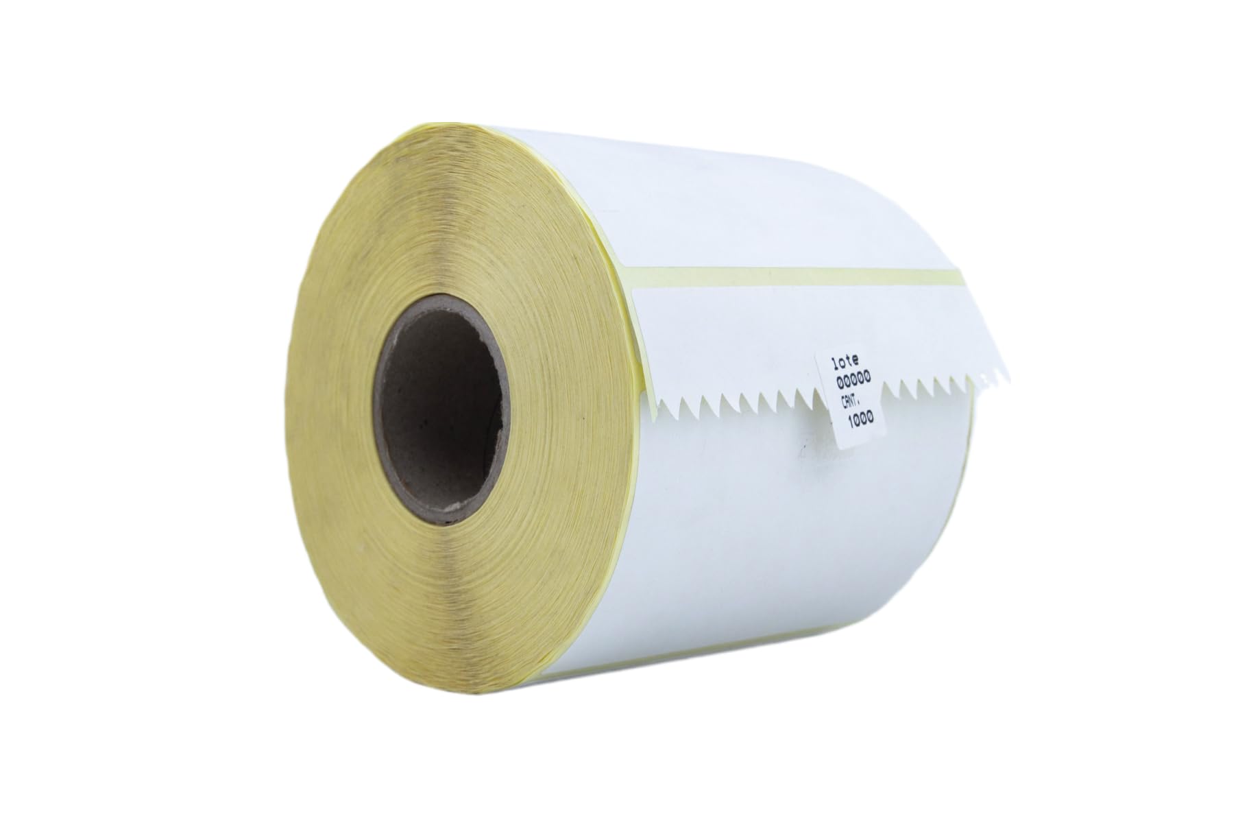 BCS LABELS - Rollo de 1000 Etiquetas Adhesivas de Papel Mate 100x65mm impresoras de Transferencia Térmica (Zebra, TSC, Toshiba, Brother) Etiqueta Papel impresora códigos de barra, etiqueta envíos (12)