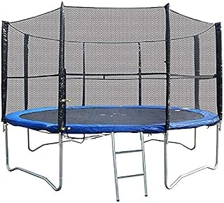 BodyRip 10FT 8-Poled Trampoline Net | Premium Bounce Safety Replacement, Enlosure Netting | Includes Net Only, 4x5mm Polystyrene Mesh Holes
