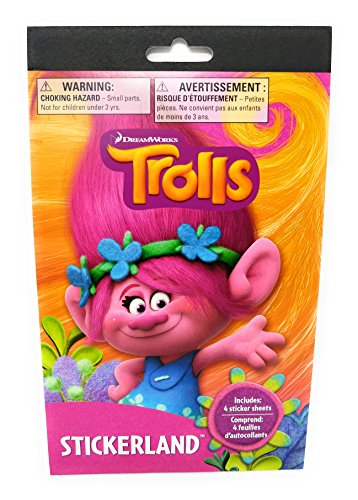TROLLS - Stickerland Stickers - 4 Sheets