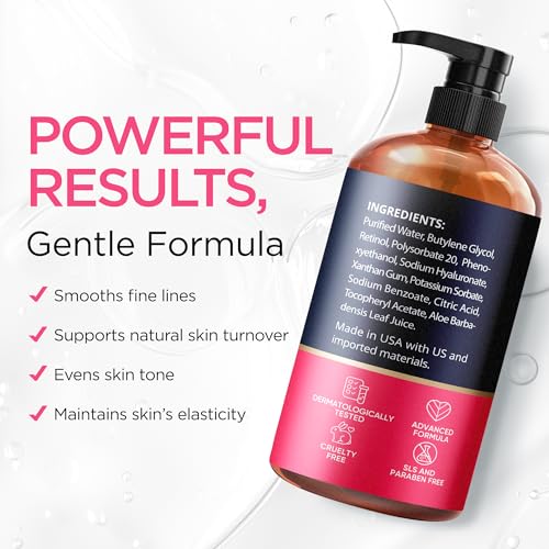 Image of Retinol Serum for Face with Hyaluronic Acid & Vitamin E 8 Oz