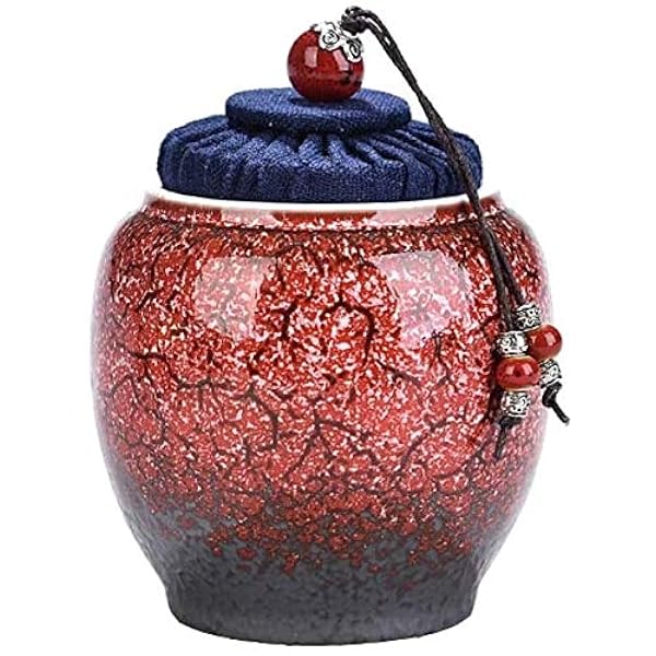 Urnen Doodskisten Urnen Mini Crematie Menselijke As Voor Volwassen Kind Huisdier Crematie Urnen Herdenking Begrafenis Urnen (Rood)