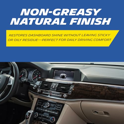 Image of Michelin Dashboard Dresser & Polish 500ml | Restores Shine & Protects Car Dashboards | UV Protection Against Fading & Cracking | Non-Greasy, Anti-Dust Formula | Easy Spray Application
