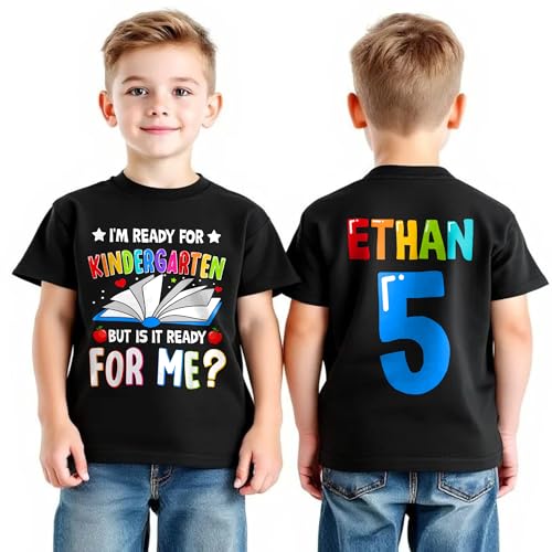 Costomized Im Ready to Crush Kindergartens Tshirts, Back to School Shirt Boys, First Day of School Shirt Kids